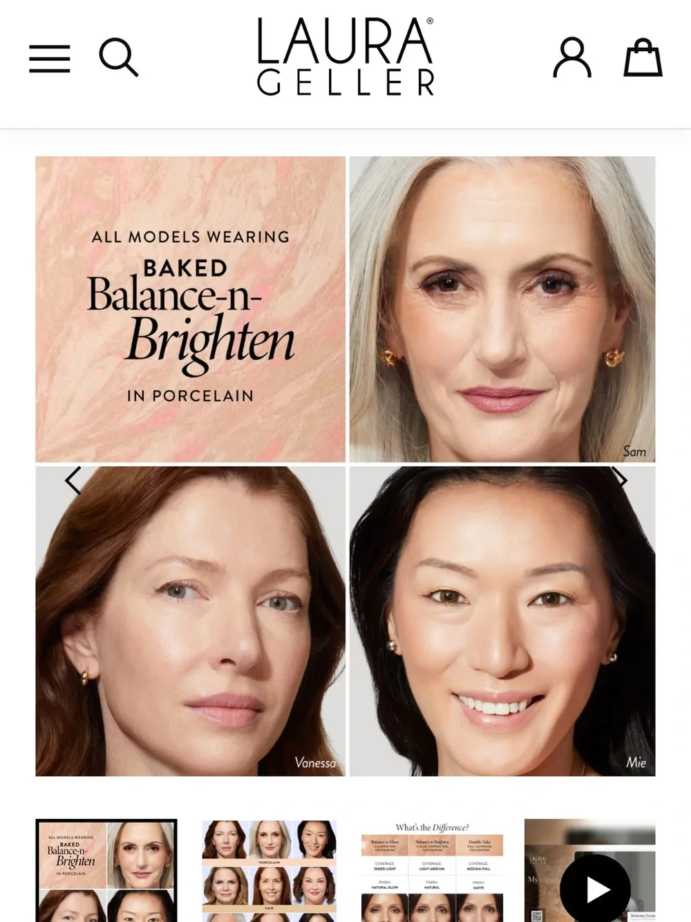 NEW Laura Geller Baked Balance-N-Brighten Color Correcting Foundation